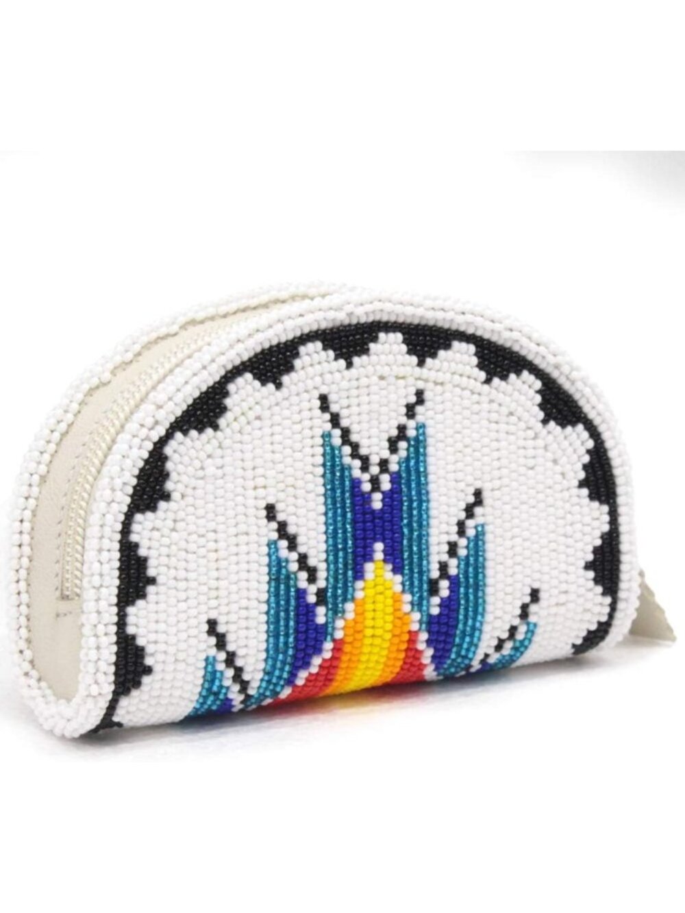 Handmade Beaded Coin Purse | Vintage Boho Mini Wallet Pouch | Cute Travel